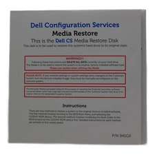 Dell CS Media Restore Disk Recovery DVD 941GX For PowerEdge T440 Tower Server
