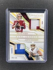 2025 Panini Immaculate Dual Jersey Patch Brock Purdy & Justin Herbert 06/10 🔥