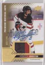 2022 Team Canada Juniors Premium Signatures /199 Rebecca Johnston Patch Auto 4z8