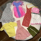Barbie 7 Piece Clothes Lot Used Nice Condition Vintage Mattel