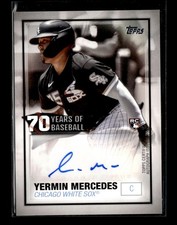2021 Topps #70YA-YM Yermin Mercedes 70 Years of Baseball Autographs