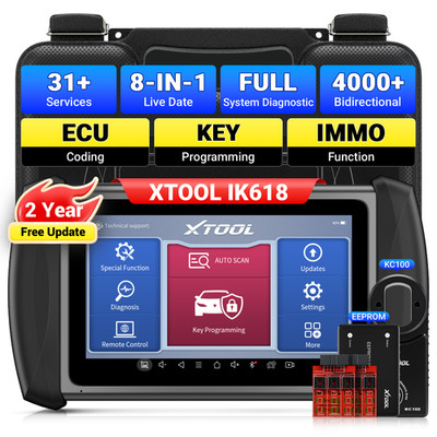 USED XTOOL IK618 Auto IMMO Key Programming Bidirectional Scanner Diagnostic Tool