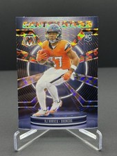 2025 Panini Mosaic - Center Stage Mosaic RJ Harvey #14 (RC) Broncos