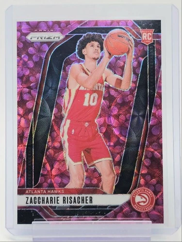 ZACCHARIE RISACHER 2024-25 PANINI PRIZM ROOKIE PLUM BLOSSOM SSP RC /8 Q1134