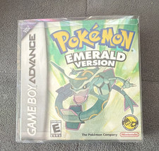 Nintendo Pok mon Emerald Version GBA Complete w/ Box  Manual NTSC-U/C 2005