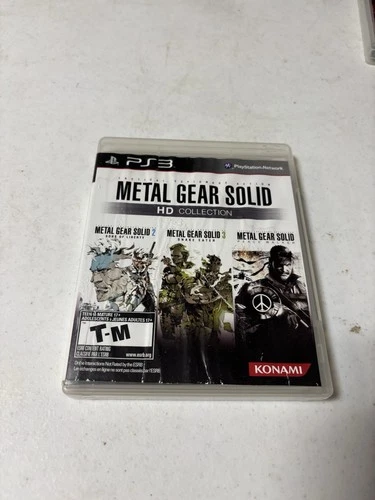 Metal Gear Solid HD Collection PS3 Playstation 3 Complete in Box READ