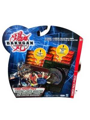 Bakugan Brawlers 10 Card Power Pack PYRUS Foil Holographic Ability HAOS New