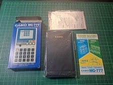 casio game watch MG 777 game clock  calculator
