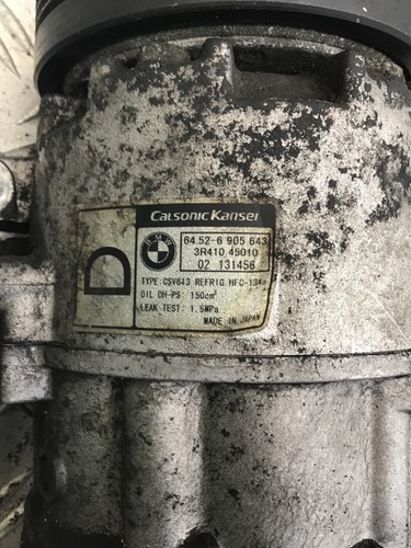 Klimakompressor BMW 3er Touring (E46) 320d 110kW 150PS 6905643