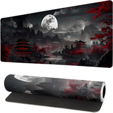 Extended Gaming Mouse Pad, Large Desk Mat XL Anime Mouse Pad Waterproof with Sti