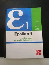 Epsilon 1 - primo corso di analisi matematica - Bertsch, Dall’Aglio, Giacomelli