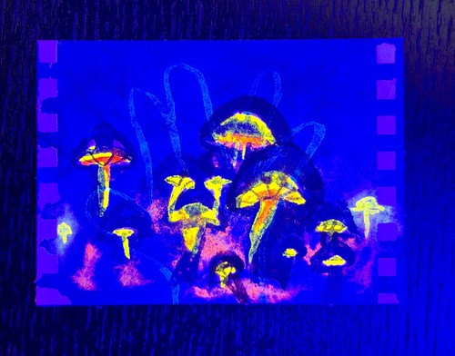 ACEO Original Sacred Geometry #03 Widows Bay BingeBrush by Fiona Wilson