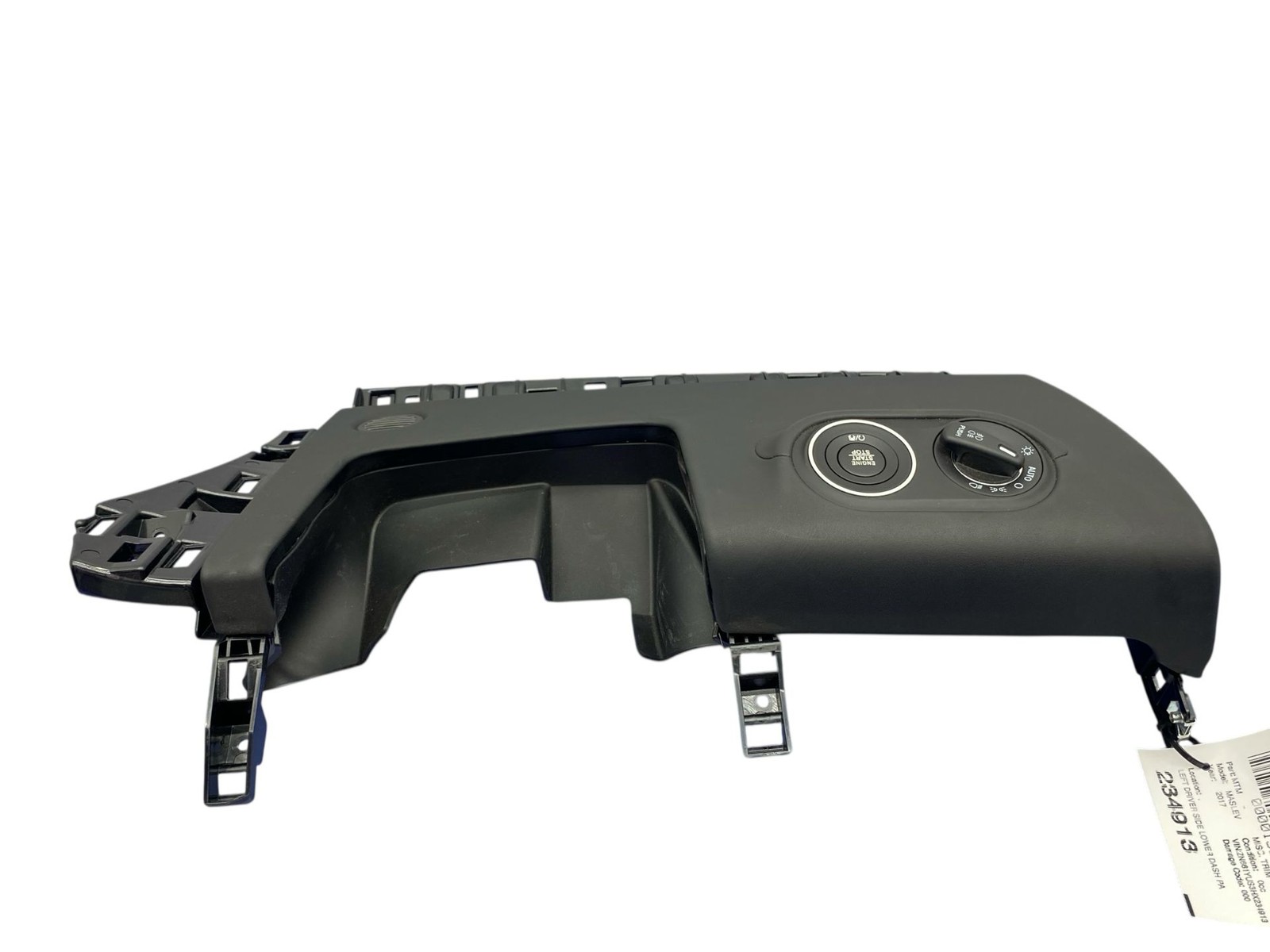 2017-2022 MASERATI LEVANTE M161 LEFT LOWER DASH PANEL KNEE TRIM W/ SWITCH |BLACK