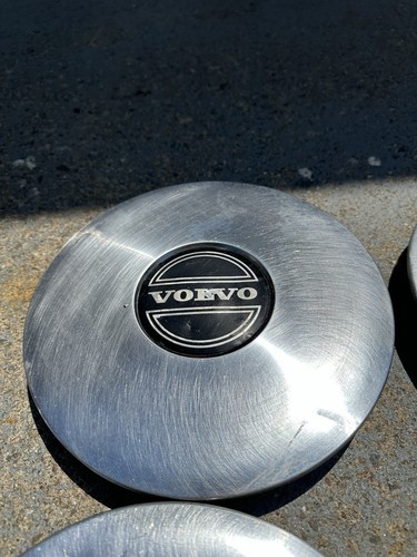 6 84-87 Volvo 740 940 14” 10 Slot Aluminum Wheel Center Caps Hubcaps (small ) - Picture 2 of 9