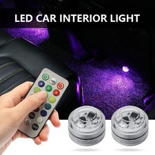 Wireless Led Car Interior Ambient Light 13 Colors Remote Control Footwell Lamp Wireless Led Car Interior Ambient Light 13 Colors Remote Control Footwell Lamp