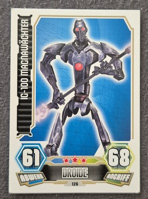 Star Wars Force Attax Series 3 Card #126 IG-100 Magnaguard German