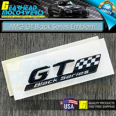 Gloss Black AMG GT Black Series Limited Edition Emblem Badge For Mercedes GT