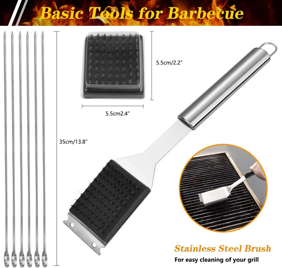 SET PER BARBECUES BLINKY SET 3 PEZZI ACCIAIO EAN:8011779294431