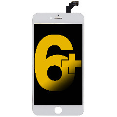 Écran LCD pour iPhone 6 Plus reconditionné blanc pour éliminer les fissures
