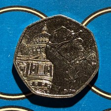 2019 Queen Elizabeth II 50p - Paddington at the Cathedral - Circulated Condition - Available on eBay