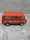Vintage Tonka Emergency Van Ambulance Vehicle Car Orange