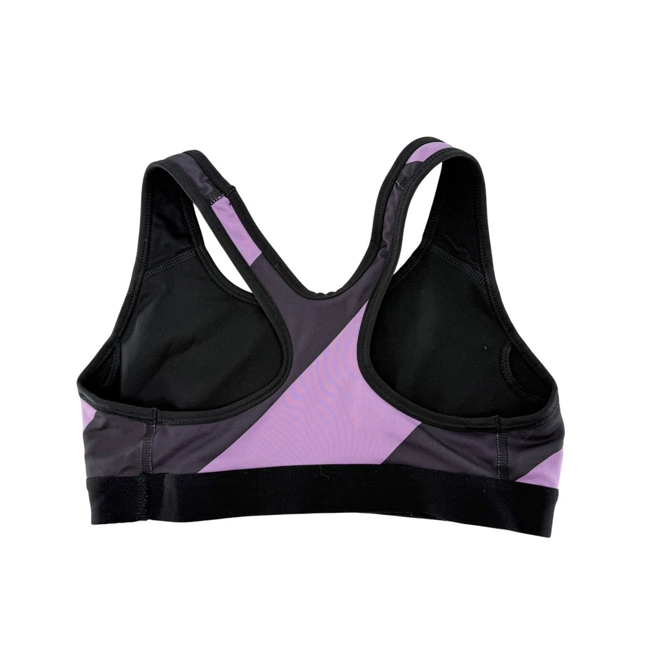Nike Pro Women's Sports Bra XS Purple Black Dri-FIT Athletic Training - Image 2 of 4