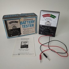 Radio Shack Micronta Battery Tester-22 030A-Vintage 1970s-With Box, Instructions