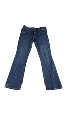 Wrangler Mae Booty Up Bootcut Jeans Womens 7/8x32 33x31 Blue Denim Medium Wash