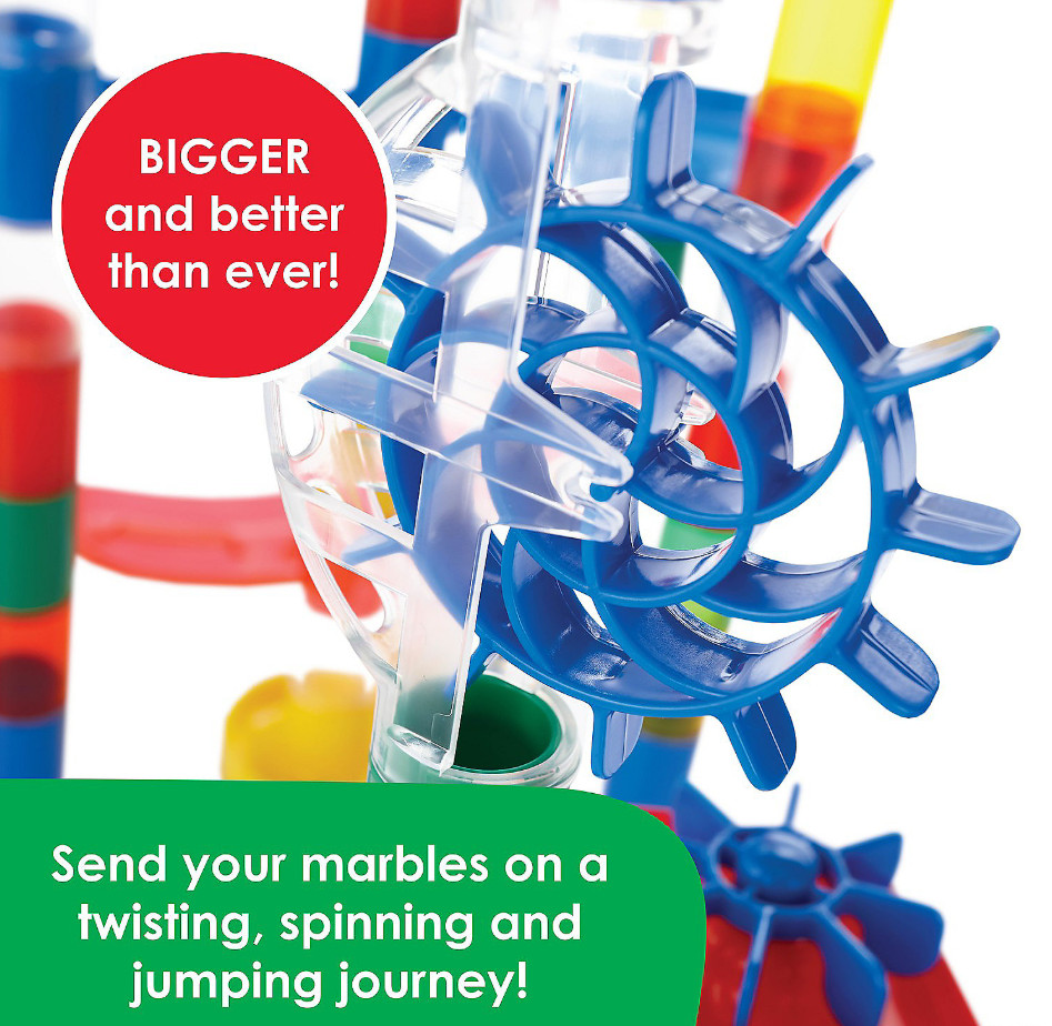 Mega Marble Run: 215-Piece Set - Free Shipping