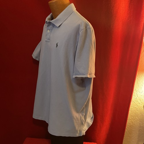 Polo Polo Ralph Lauren Azul Claro SS 100% Algodón Talla XXL - Imagen 3 de 5