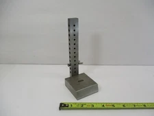 Toolmaker Made Surface Height Gage Indicator Stand 1/4" Snug Bolt 7-3/4" Tall EC