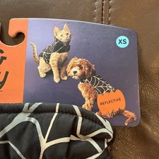 Boots Barkley Halloween Spiderweb Costume Dog Vest Reflective Extra Small XS Cat