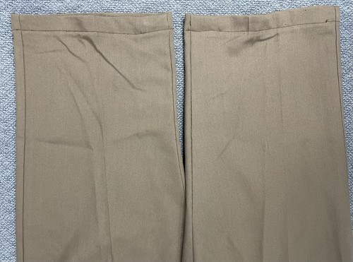 Pantalones de vestir Geoffrey Beene para hombre grandes y altos 50x29 color topo con dobladillo "ajuste 50x27,5" nuevos con etiquetas - Imagen 17 de 18