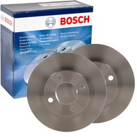2X Bosch Bremsscheiben 256Mm BelÜFtet Vorne Passend FÜR Audi 100 80 90