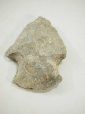 Archaic-Paleo flint arrow head point stemmed artifact Arenosa Texas NAA-353