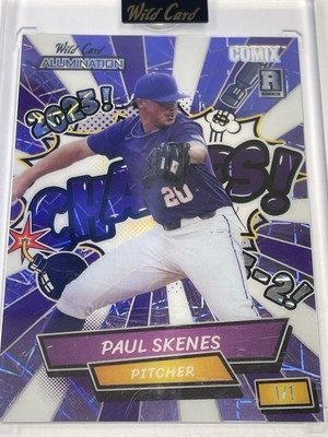 2024 Wild Card Allumination Paul Skenes 2023 Champions, True 1/1