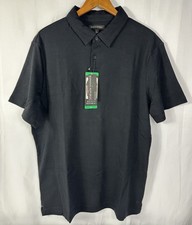 Banana Republic Men's XL Black Luxe Polo 24" Chest and 31" Length NWT