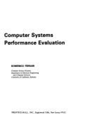 Computer Systems Performance Evaluation Hardcover Domenico Ferrar