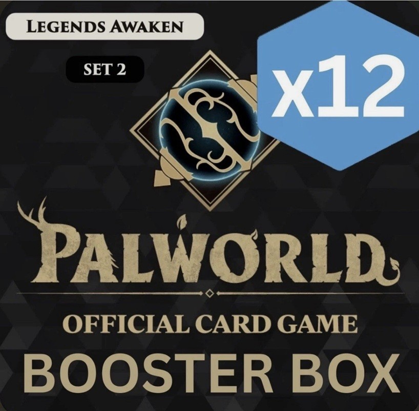PRESALE Palworld Official Card Game: Legends Awaken Sealed Case (12 Booster Box)
