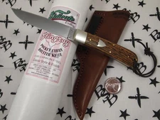 GEC Tidioute Cutlery P74525 Stinger Ray Pocket Carry Holster Knife Bocote Wood