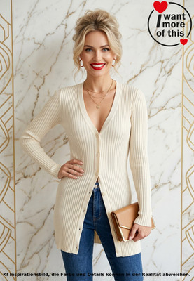 Wolford · Merino Rib Cardigan · Jacke Strick · Ecrue Cream · XS Extra Small