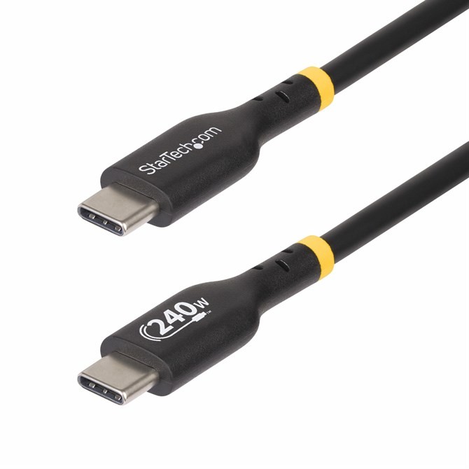 StarTech.com 1m USB-C Charging Cable USB-IF Certified USB C Cable 240W PD EPR US