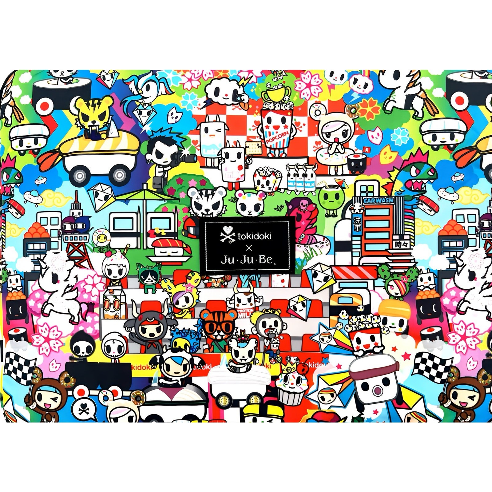 JuJuBe Tokidoki Sushi Cars MegaTech Laptop Case / Sleeve 17” Teflon Agion - Rare