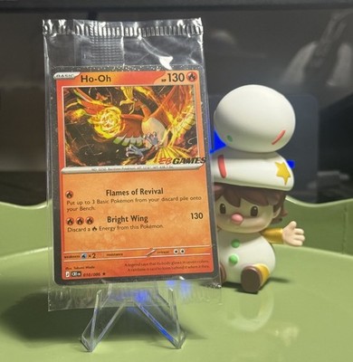 Ho-Oh 010/086 Chaos Rising EBGames Promo Card factory sealed