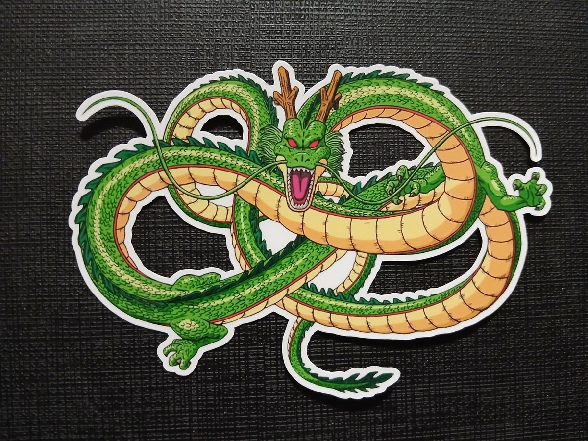 Shenron from Dragon Ball Z Glossy Sticker Anime Waterproof