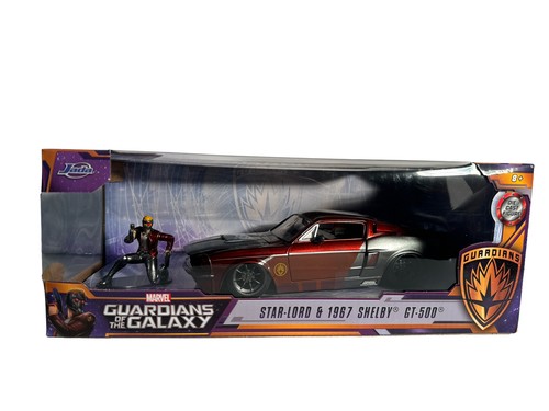 JADA 32915 GUARDIANS OF THE GALAXY 1967 SHELBY GT-500 1/24 with STAR LORD FIGURE - Picture 1 of 4