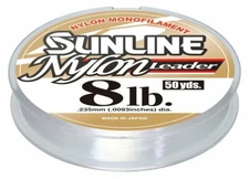 Sunline Nylon Monofilament Leader 50 Yards Topwater Bait & Lure Floating Leader