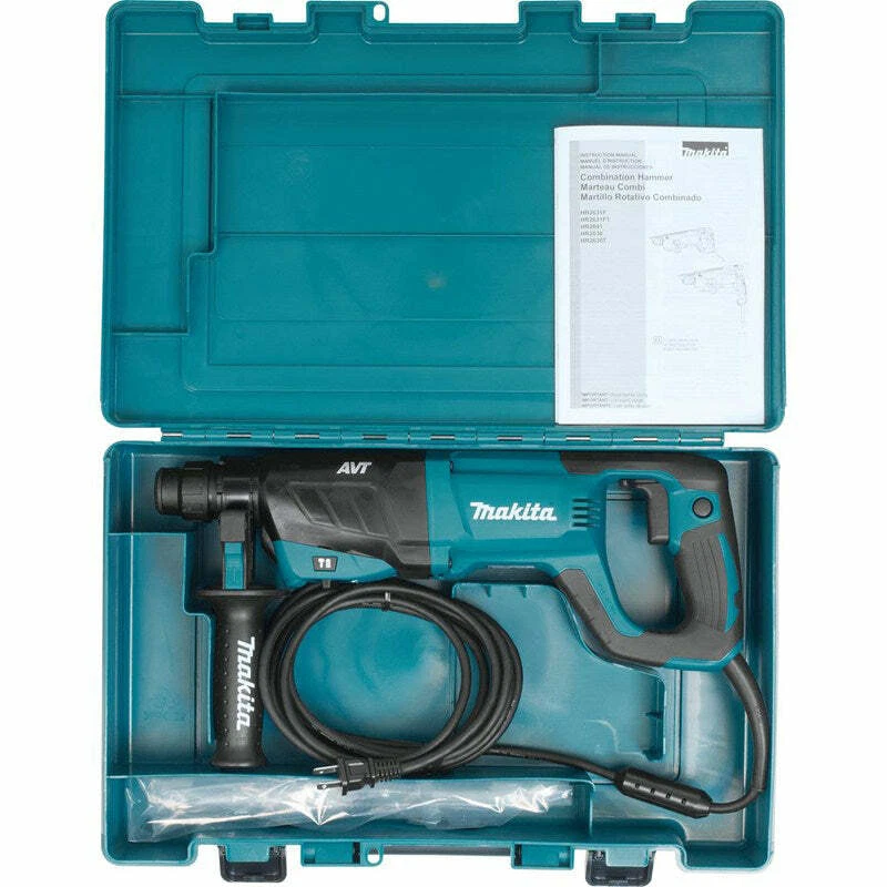 Makita HR2641X1 SDS-PLUS AVT Rotary Hammer with Case and 4-1/2