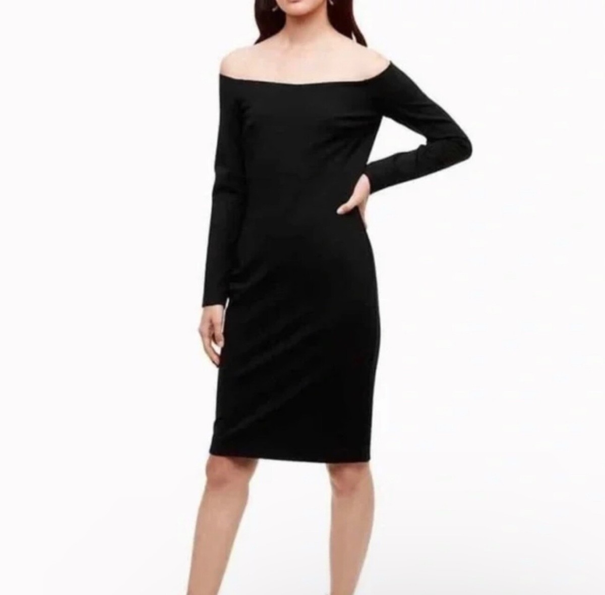 NWT Aritzia Babaton Black Payton Dress- sz 6