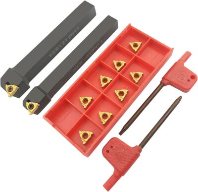 3/8''1/2'' SER1010H11+SER1212H11 mit 10x 11ER A60 Hartmetall-Innengewindeeinsätzen